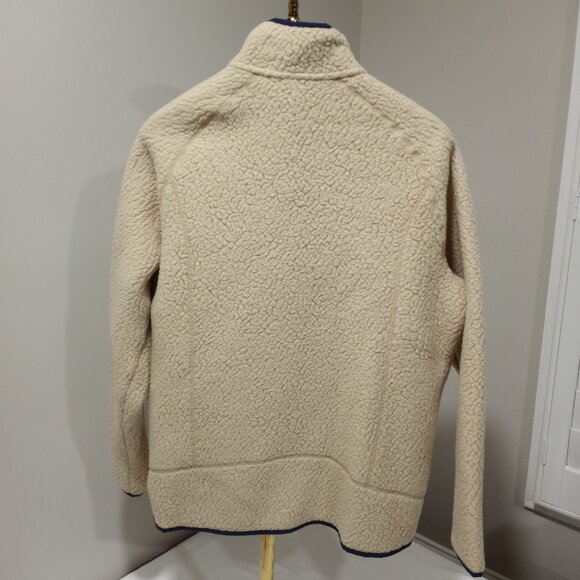 PATAGONIA IVORY RETRO PILE FLEECE JACKET MEN SIZE XL - Picture 11 of 12